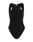JUPITER Open-back Recycled One-piece Swimsuit in Black - My Pampered Life Seattle