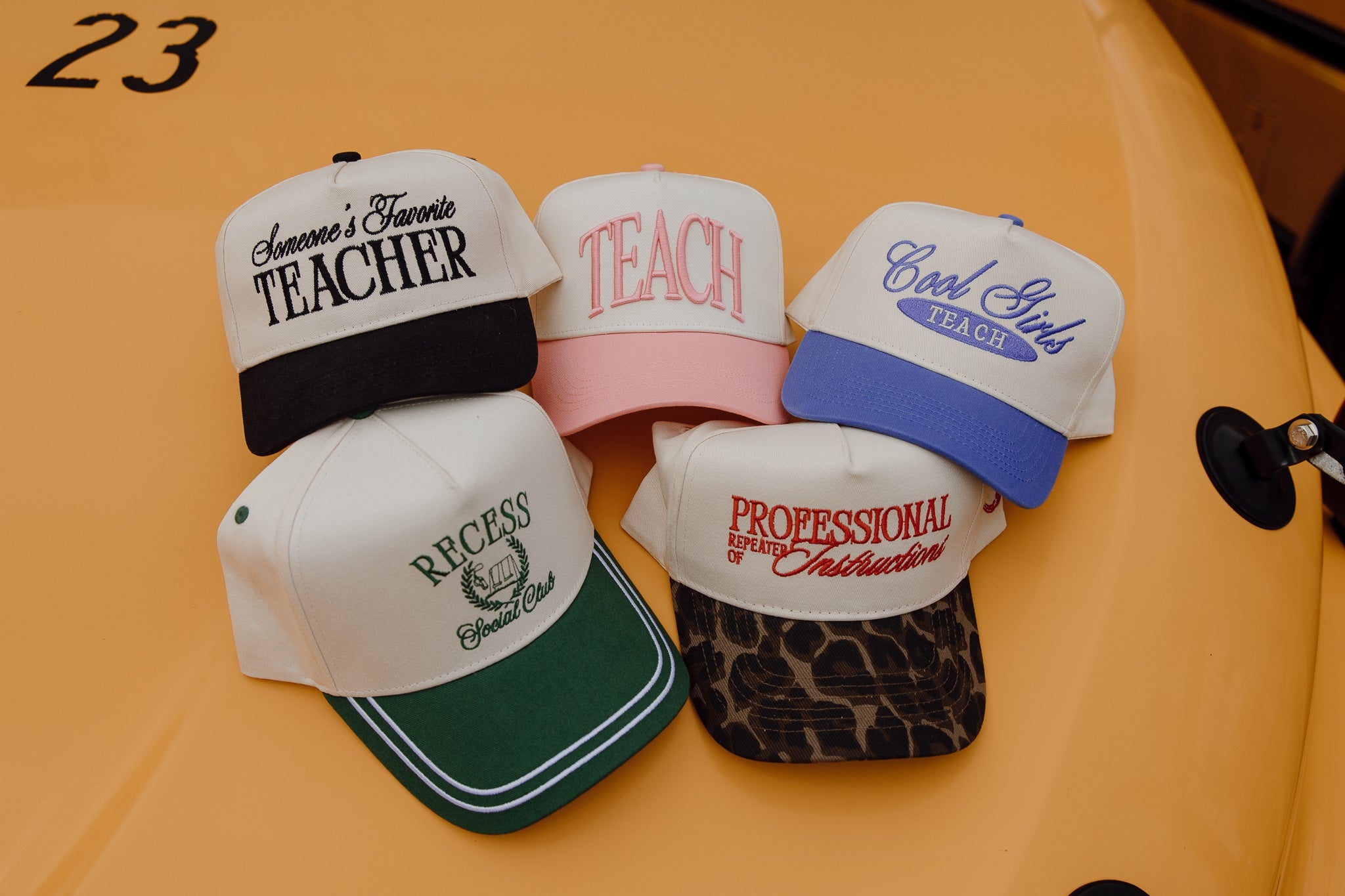 Someone's Favorite Teacher - Black Vintage Trucker Hat