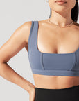 POPFLEX Full Size Corset Bra - Blue Mist