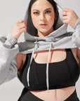 POPFLEX Full Size Cloud Shruggie - Heather Grey