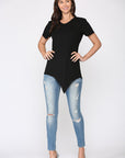 Kendall Modal Knit V Neck Top