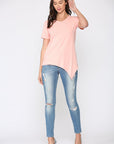 Kendall Modal Knit V Neck Top