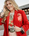 Red Velvet Jacket