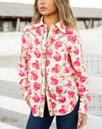 Wild Rose Button Up