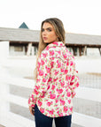 Wild Rose Button Up