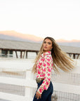 Wild Rose Button Up