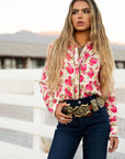 Wild Rose Button Up