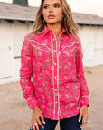 Rebel Rose Button Up