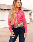 Rebel Rose Button Up