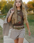 Gingham Rodeo Shorts
