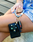 Silicone Key Ring Wallet Bracelet