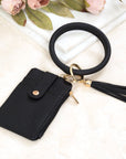 Key Ring ID Wallet Zip Bracelet