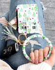 Key Ring ID Wallet Zip Bracelet