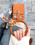 Key Ring ID Wallet Zip Bracelet