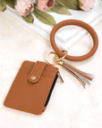 Key Ring ID Wallet Zip Bracelet