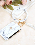Key Ring ID Wallet Zip Bracelet
