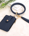 Key Ring ID Wallet Zip Bracelet