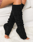 Long Cable-Knit Leg Warmer