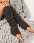 Long Cable-Knit Leg Warmer
