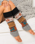 Nordic Snowflake Leg Warmer