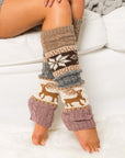 Nordic Snowflake Leg Warmer
