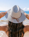 Boho Accent Panama Hat