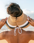 Color Block Roll Up Visors
