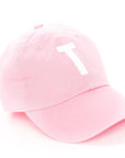 Light Pink Baseball Hat with Initial