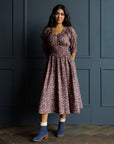 Long Way Home Floral Cotton Midi Dress