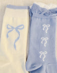 Lovely Bows Socks Set Of 2