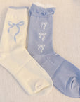 Lovely Bows Socks Set Of 2