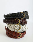 Classic Braided Leather Belt – Timeless Style for Every Outfit