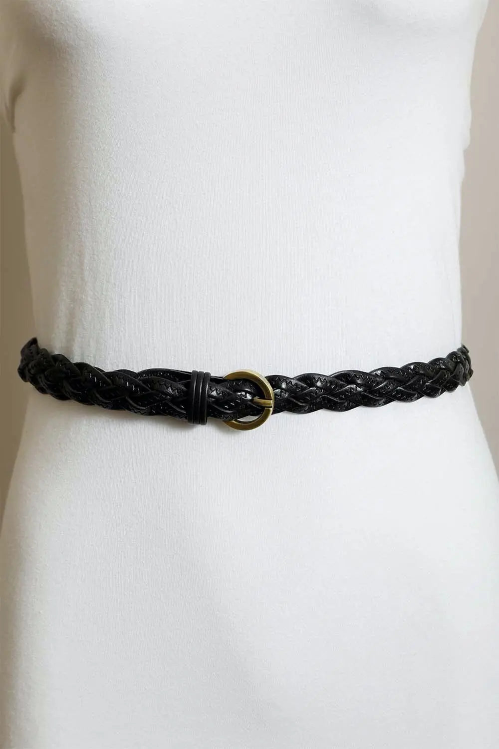 Classic Braided Leather Belt – Timeless Style for Every Outfit