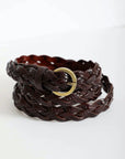 Classic Braided Leather Belt – Timeless Style for Every Outfit