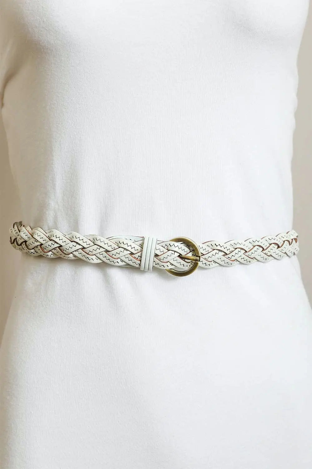 Classic Braided Leather Belt – Timeless Style for Every Outfit