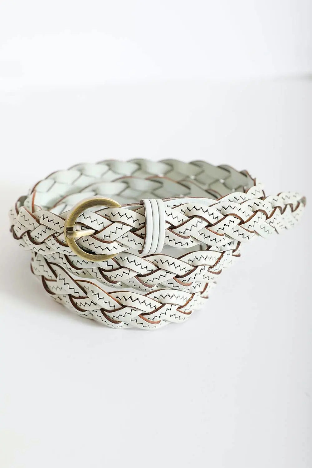 Classic Braided Leather Belt – Timeless Style for Every Outfit