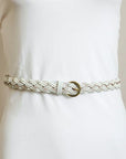 Classic Braided Leather Belt – Timeless Style for Every Outfit