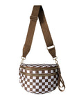 Frankie Oversize Double Zip Print Crescent Sling