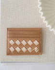 Mariah Woven Small Card Holder Wallet