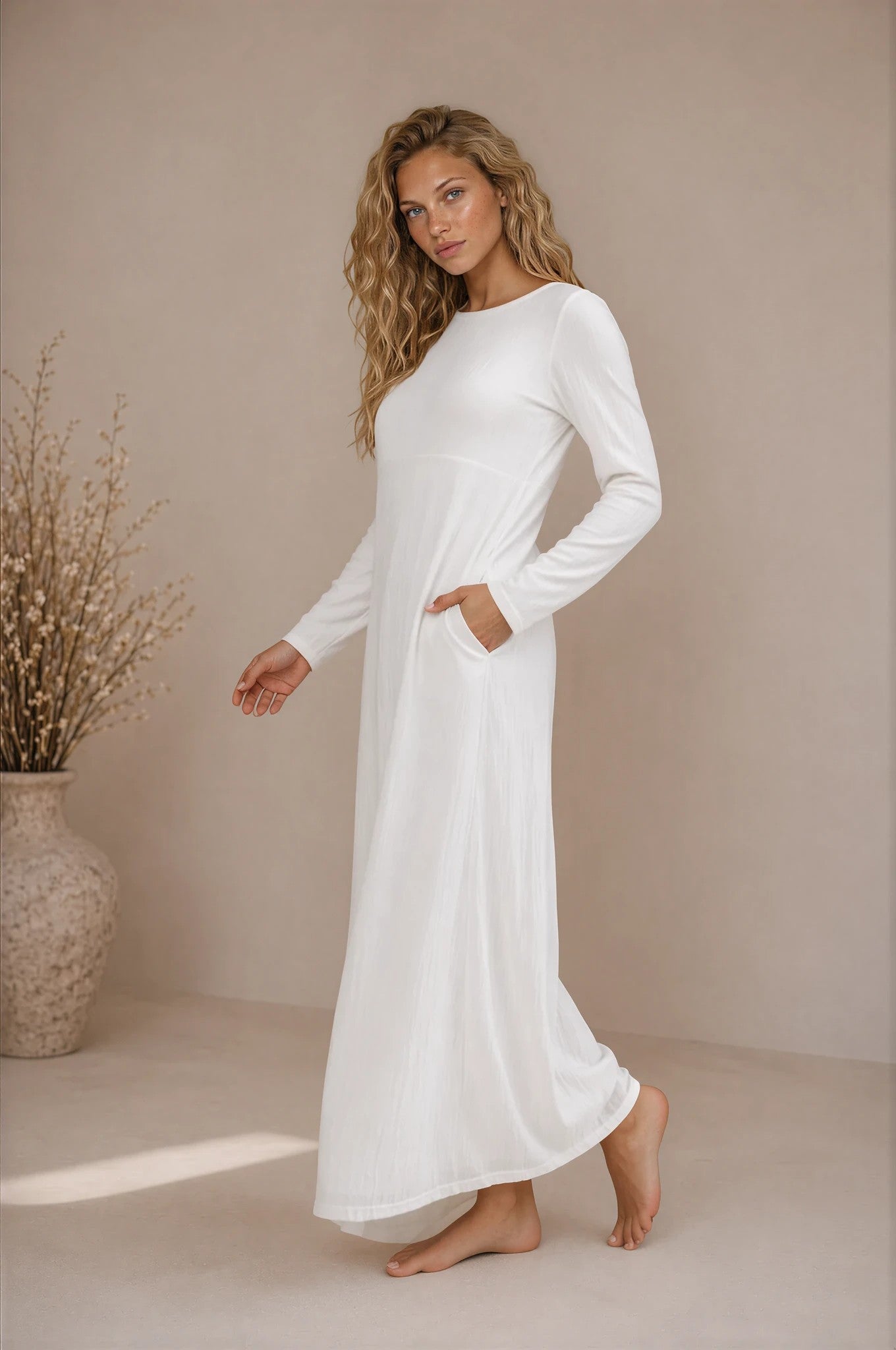 Claire LDS Temple Dress