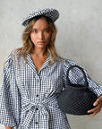 NAGA Macrame Bucket Bag In Black