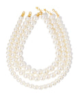 Chunky Three Piece Pearl Necklace