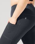 Full Size Supersculpt™ Leggings with Pockets - Smoky Grey