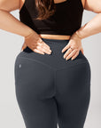 Full Size Supersculpt™ Leggings with Pockets - Smoky Grey