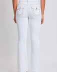 YMI |Women's Heavy Stitch Bootcut Jeans with Embroidered Pockets