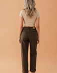Studded Side Seam Straight Leg Jeans