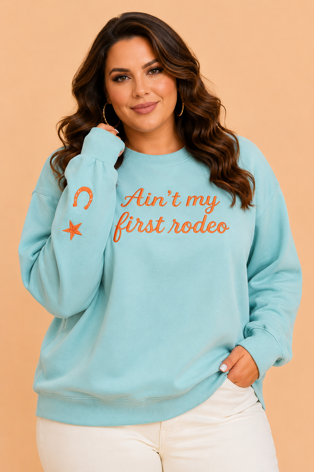 Ain't My First Rodeo Plus Size Sweatshirt