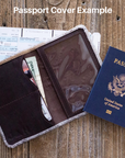 Hair on Cowhide Passport Cover No. 101