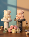 Rose Bear Candle | Sculptural Soy Wax Gift