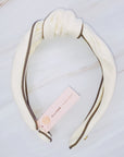 Piped Border Preppy Headband